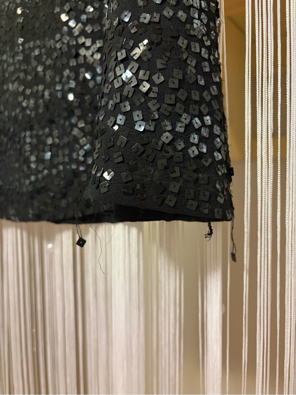 Antonio Melani Black Sequin Mid-length Skirt - Picture 5 of 7